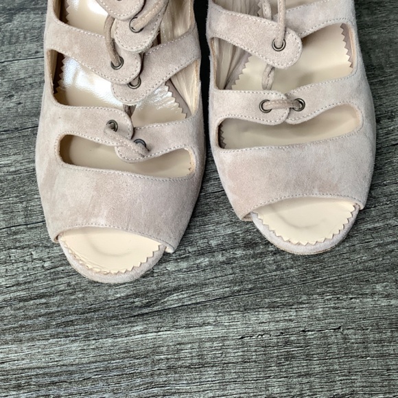 Manolo Blahnik Attal suede lace-up sandals - Picture 12 of 14